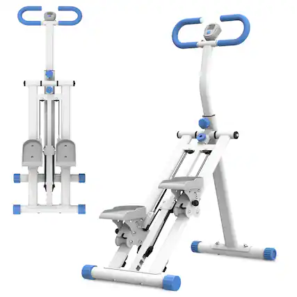Front. Dexmalle - Dexmalle Stair Stepper with resistance - White.