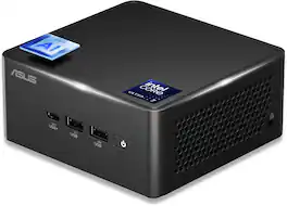 ASUS - NUC Mini Desktop (Ultra 7- 165H, 32GB, 1TB SSD, Intel Arc, No OS, Win 11 Pro ) - Black