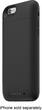 mophie - Juice Pack Air External Battery Case for Apple® iPhone® 6 - Black - Larger Front
