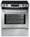 Front Standard. Frigidaire - 30" Self-Cleaning Slide-In Electric Range - Stainless-Steel.