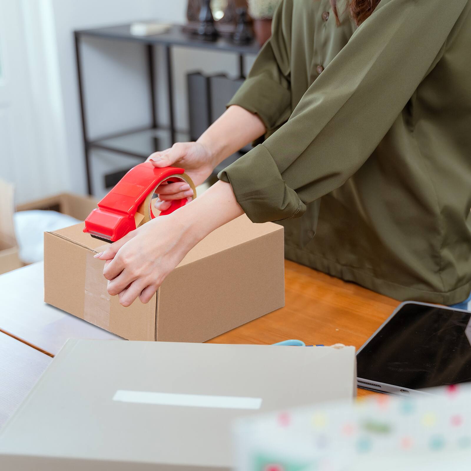 Alt View 9. Winado - 100 8x8x4 Shipping Boxes for Packing & Moving Corrugated Cartons Eco-Friendly Boxes Recyclable Kraft Carton for Packing.