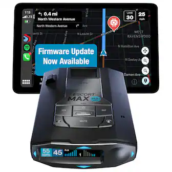 1:13 LTE 0.4 mi North Western Avenue
Cull W Well ck Limit 30 25 mph
North Western Avenue
Ave N Leavitt St
N Ravenswood Ave
N Hamilton Ave
N Seeley Av
Damen Ave
Firmware Update Now Available
ESCORT MAX 360c MKII
PREF SEN MBK BRT MUTE
55 MPH 45 Ka