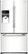 Front Standard. Samsung - Clearance 29.0 Cu. Ft. French Door Refrigerator with Thru-the-Door Ice and Water - White.