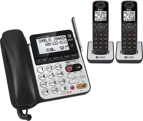  AT&amp;T - DECT 6.0 Expandable Phone System with Digital Answering System
