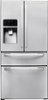 Samsung - Clearance 25.5 Cu. Ft. French Door Refrigerator with Thru-the-Door Ice and Water - White-Front_Standard 