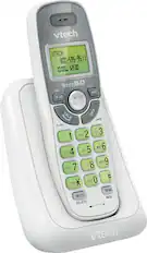 Angle. VTech - CS6114 DECT 6.0 Digital Cordless Phone With Caller ID/Call Waiting - White.