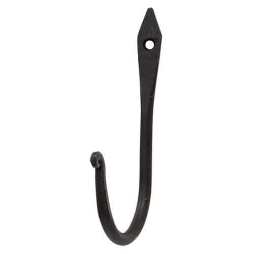 BreeBe - *Large Wrought Iron Spade Hook - Black
