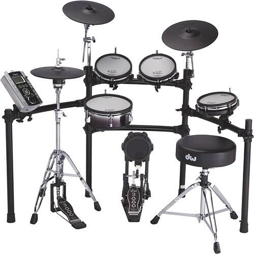 Front Standard. Roland - V-Tour Series 5-Piece Drum Set.