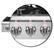 Alt View 16. Forno Appliances - 36 in. Wide 6 Burner FORNO ALTA QUALITA PRO-STYLE GAS RANGETOP - Silver.