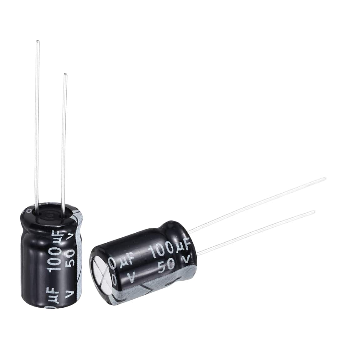 Unique Bargains - 100uF 50V 8x12mm Electrolytic Capacitor, Radial Leads Aluminum, 50pcs, 105C High Temp for TVs, LCD Monitor, VCD - Black price history on PriceWatchPro