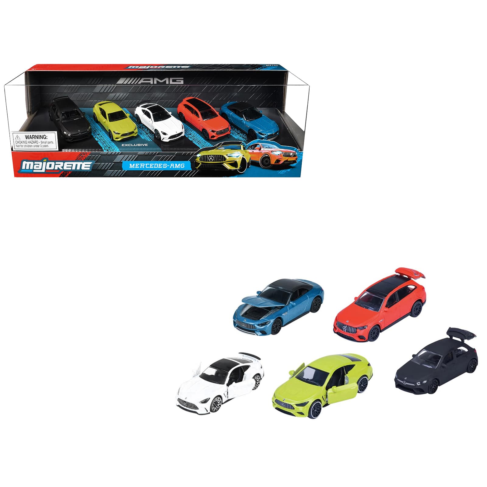 """Mercedes-AMG"" 5 Piece Set 1/64 Diecast Model Cars by Majorette" price history on PriceWatchPro