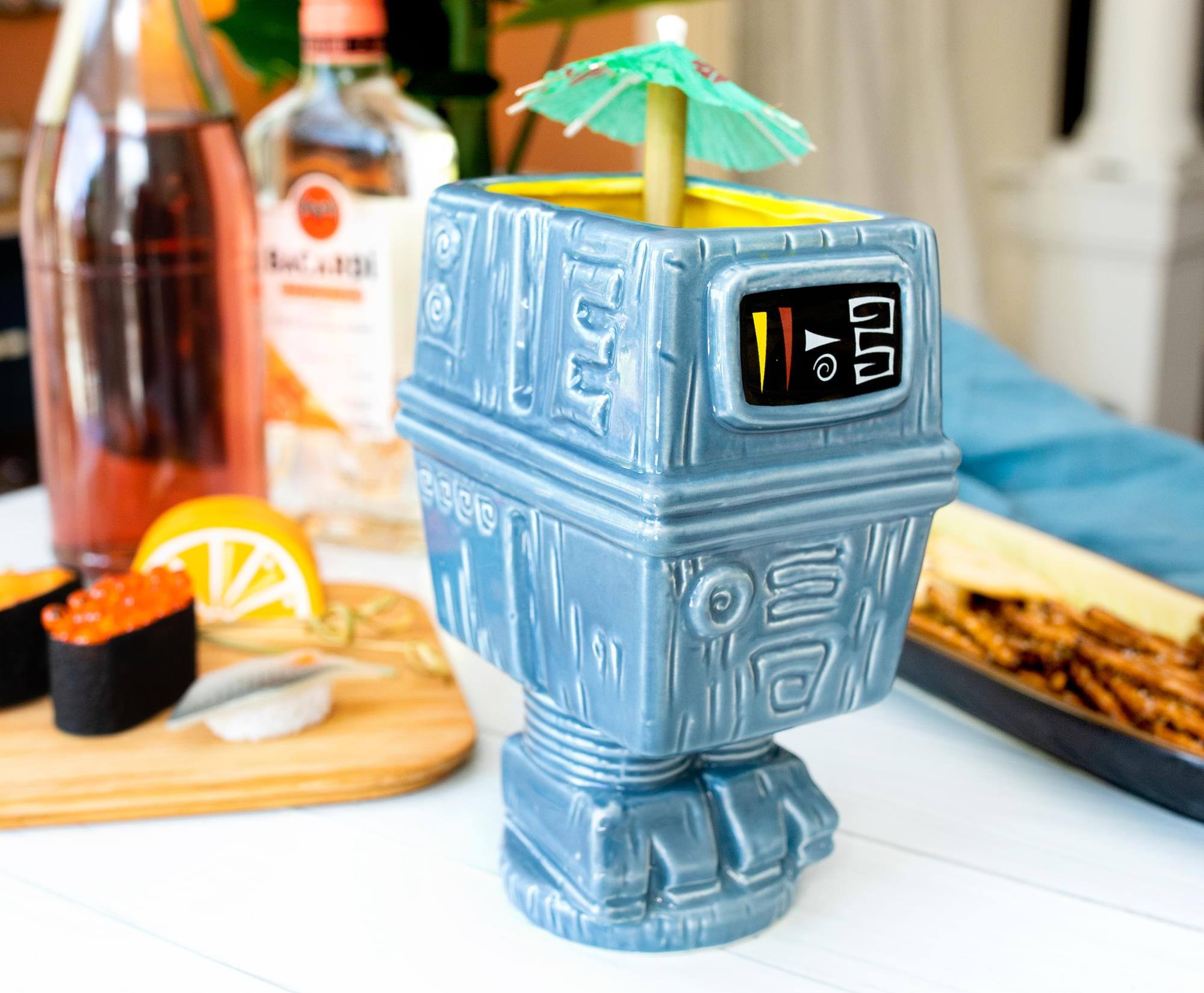 Alt View 2. Star Wars - Geeki Tikis Star Wars Gonk Power Droid Ceramic Mug | Holds 24 Ounces - Blue.