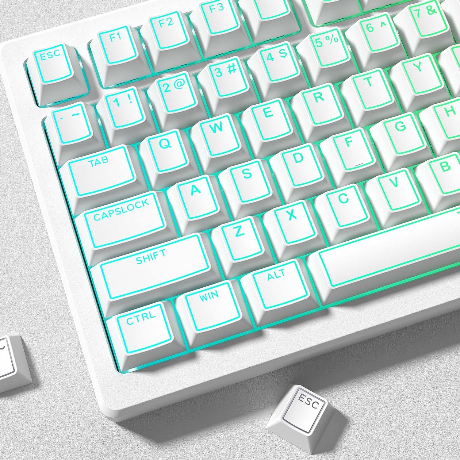 ESC F3 F2 F1 3 # 2 @ 1 ! ~ W Q TAB S A CAPSLOCK Z SHIFT WIN CTRL 5 % 4 $ R E F D C X ALT 7 & 6 ^ 6 Y T H G V 1 ESC