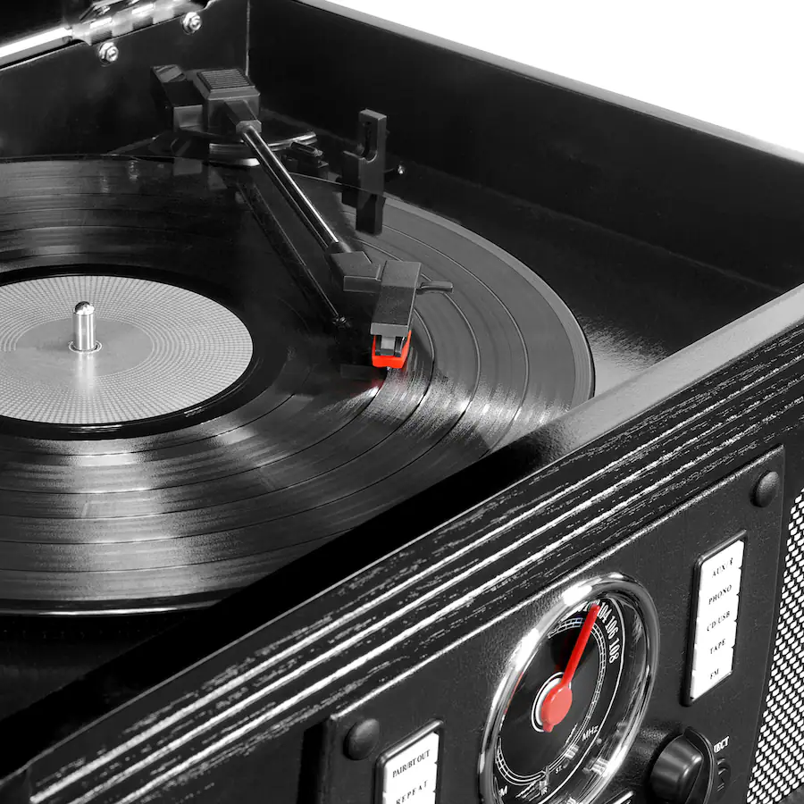 Victrola VTA-600B WH 8-in-1 Bluetooth Record Player Multimedia Center Stereo 06 Or Victrola VTA-600B WH 8-in-1 Bluetooth Record Player Multimedia Center Stereo 06 Or
