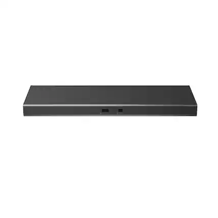 Front. Zephyr - Cyclone 36 in. 600 CFM Under Cabinet Range Hood - Black Stainless Steel.