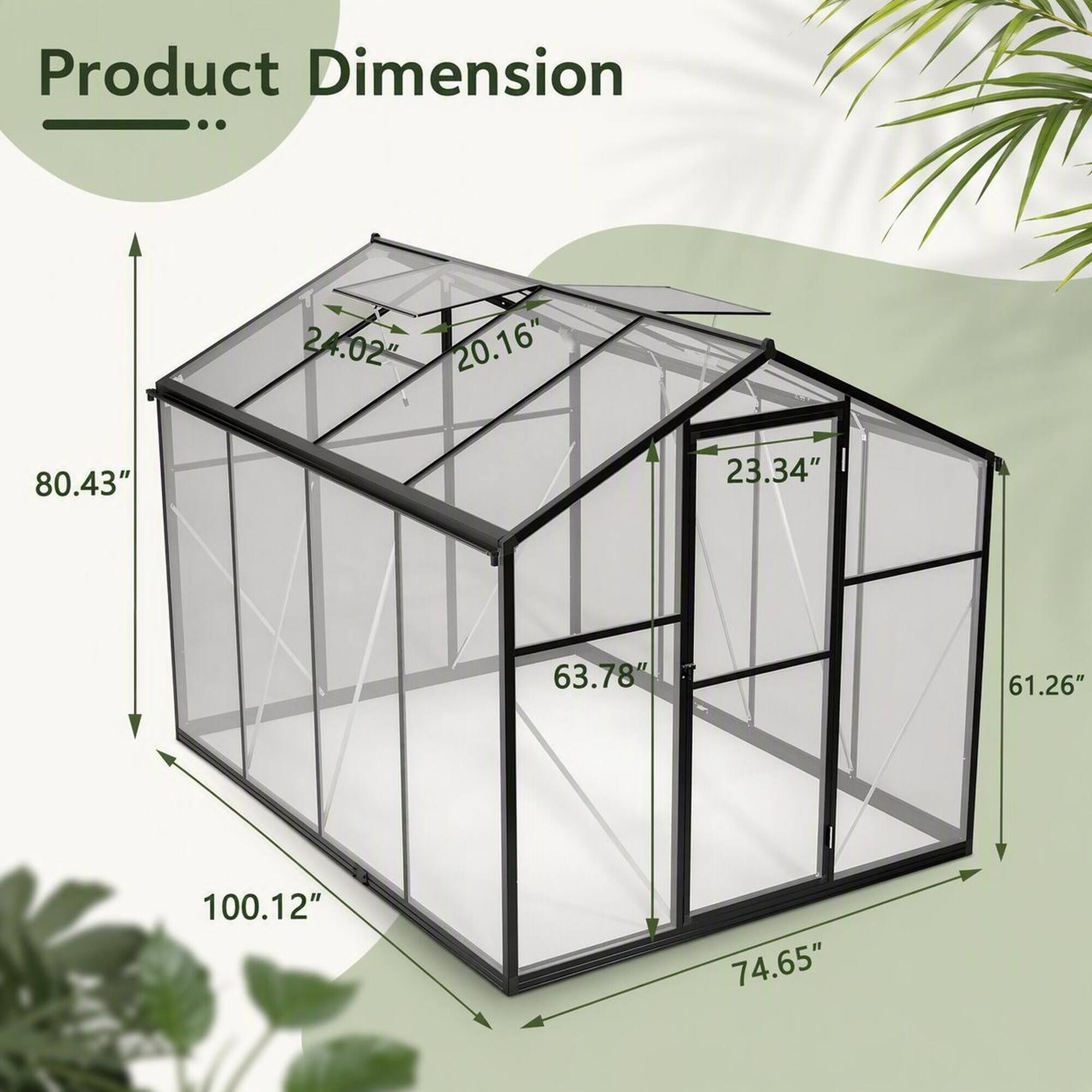 Product Dimension
24.02" x 20.16" x 80.43" x 23.34" x 63.78" x 61.26" x 100.12" x 74.65"
