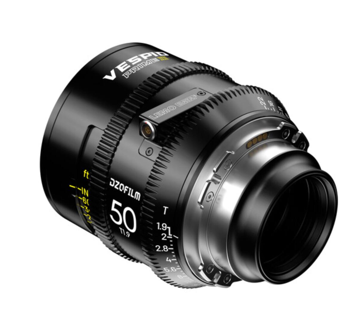 VESPID  
PRIME 50mm  
LENS  
JZOFILM  
50  
T1.9  
1.9 2 2.8 4 5.6 8  
ft  
IN  
65  
3