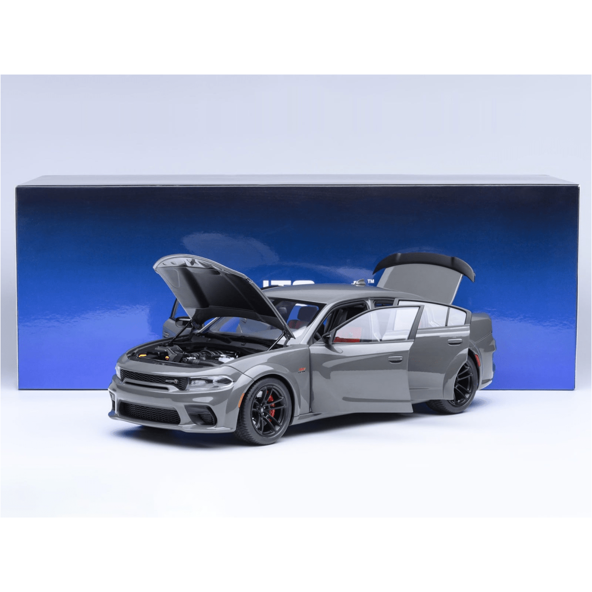 Alt View 9. Autoart - Dodge Charger Scat Pack Widebody Destroyer Gray 1/18 Car Model by Autoart.