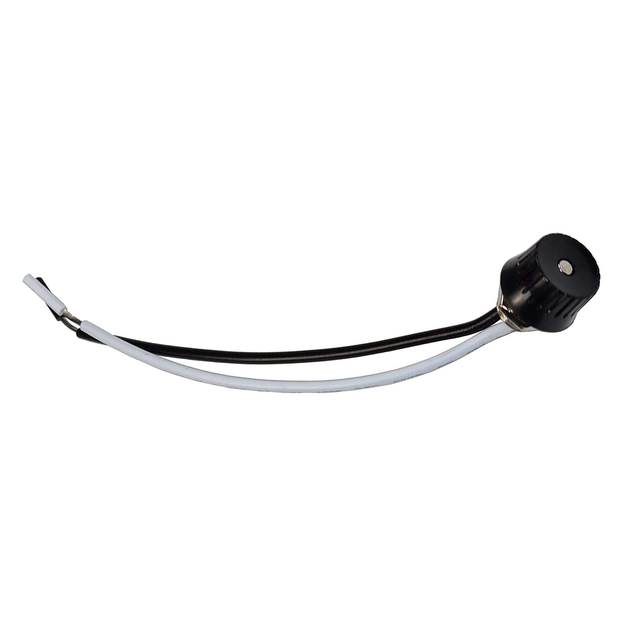 Alt View 2. HQRP - 5-Pack Round Rotary On-Off Canopy Switch, 3/8 in Threaded Bushing, 18 AWG Leads, 125 V 3 A - black.