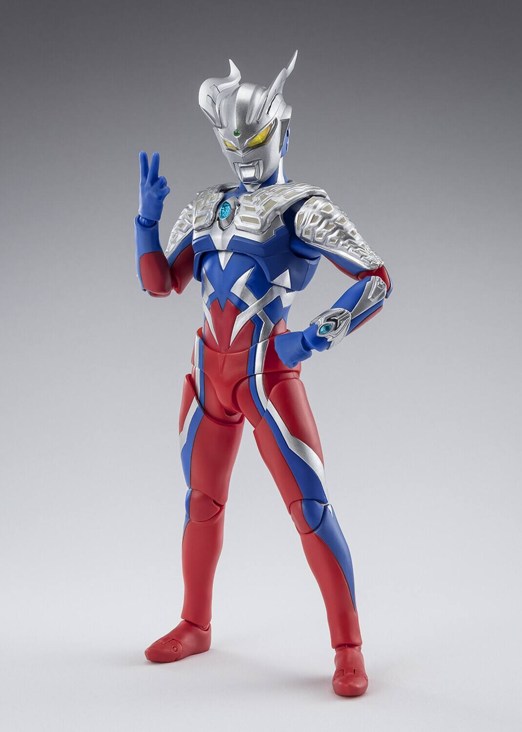 Alt View 1. Bandai - Tamashii Nations - Ultraman - S.H.Figuarts - Ultraman Zero  - Collectibles - Multicolor.
