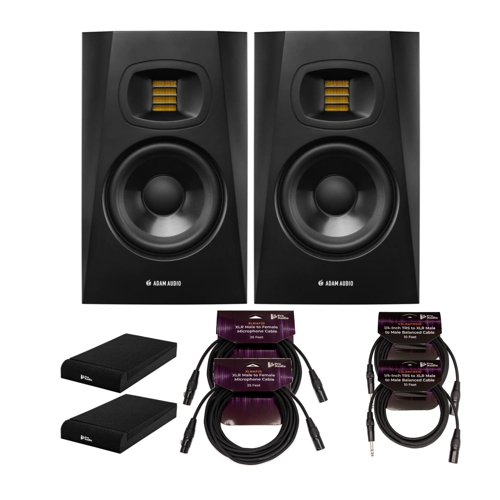 ADAM Audio T5V 5 Inch Powered Studio Monitor 2 Pack with Isolation