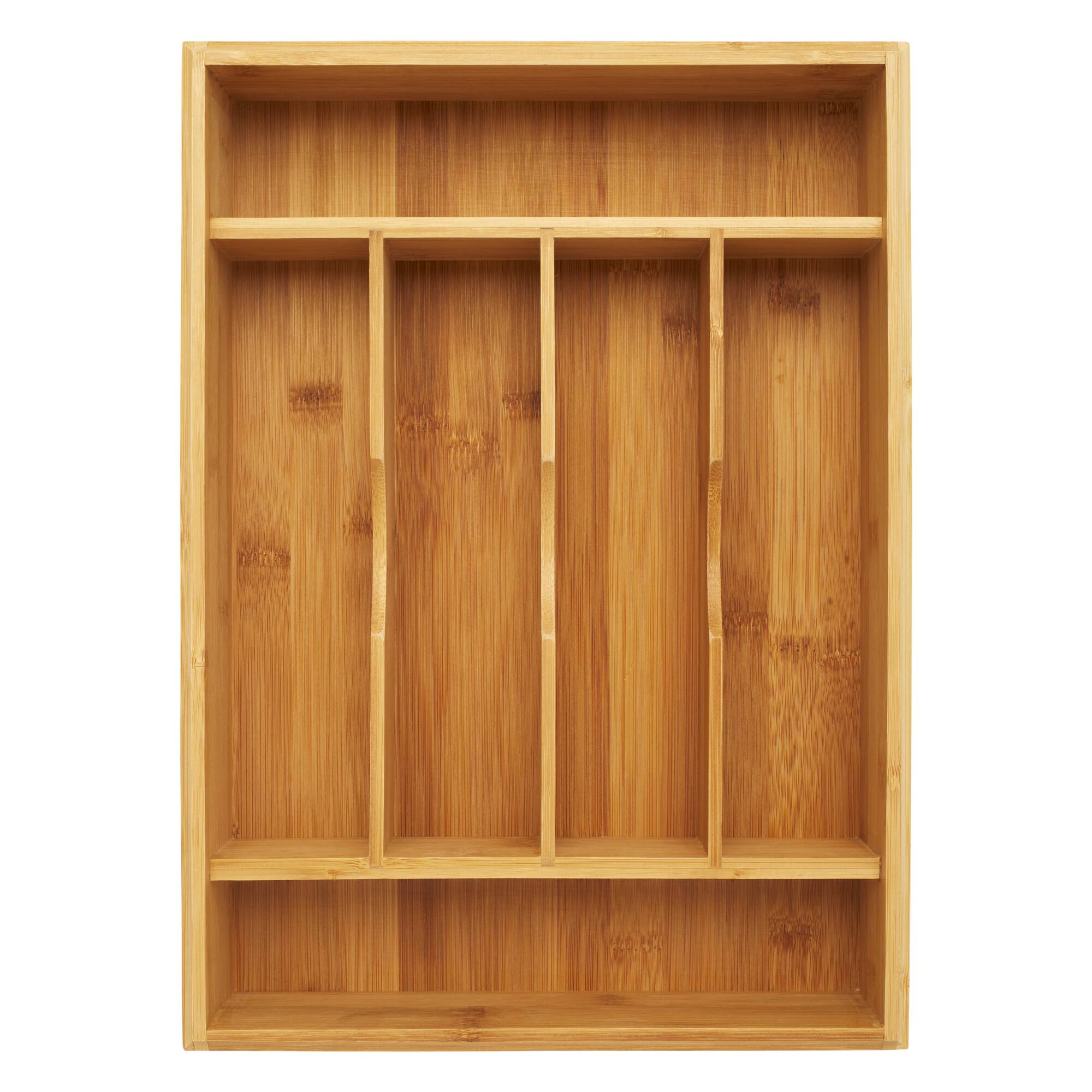 Alt View 2. ZWILLING - ZWILLING Bamboo Flatware Storage Tray - Stainless Steel.