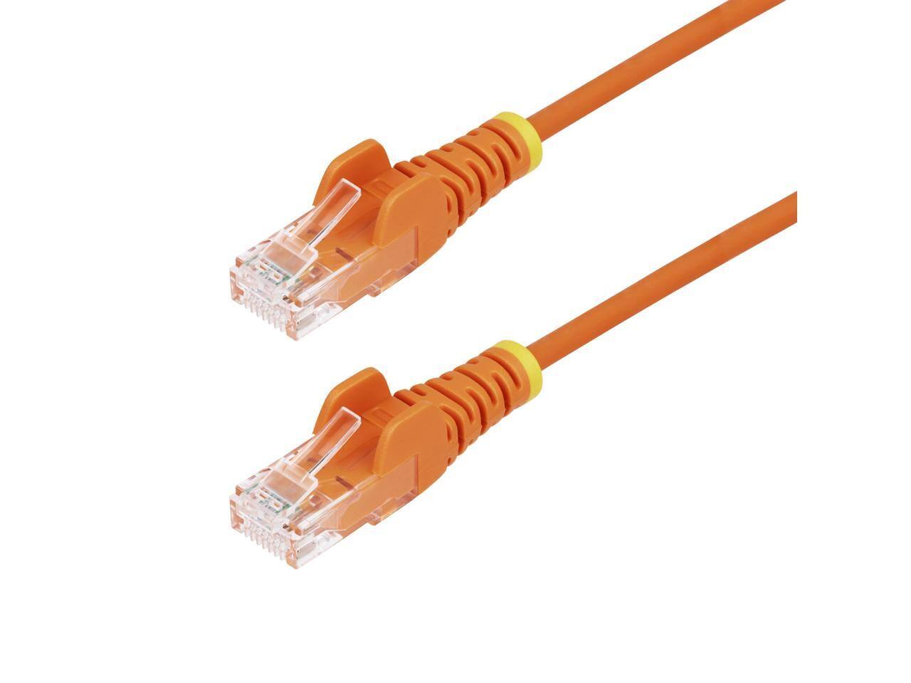 Alt View 8. StarTech.com - StarTech 6ft Orange Slim CAT6 Ethernet Cable, LSZH, 28AWG Pure Copper.