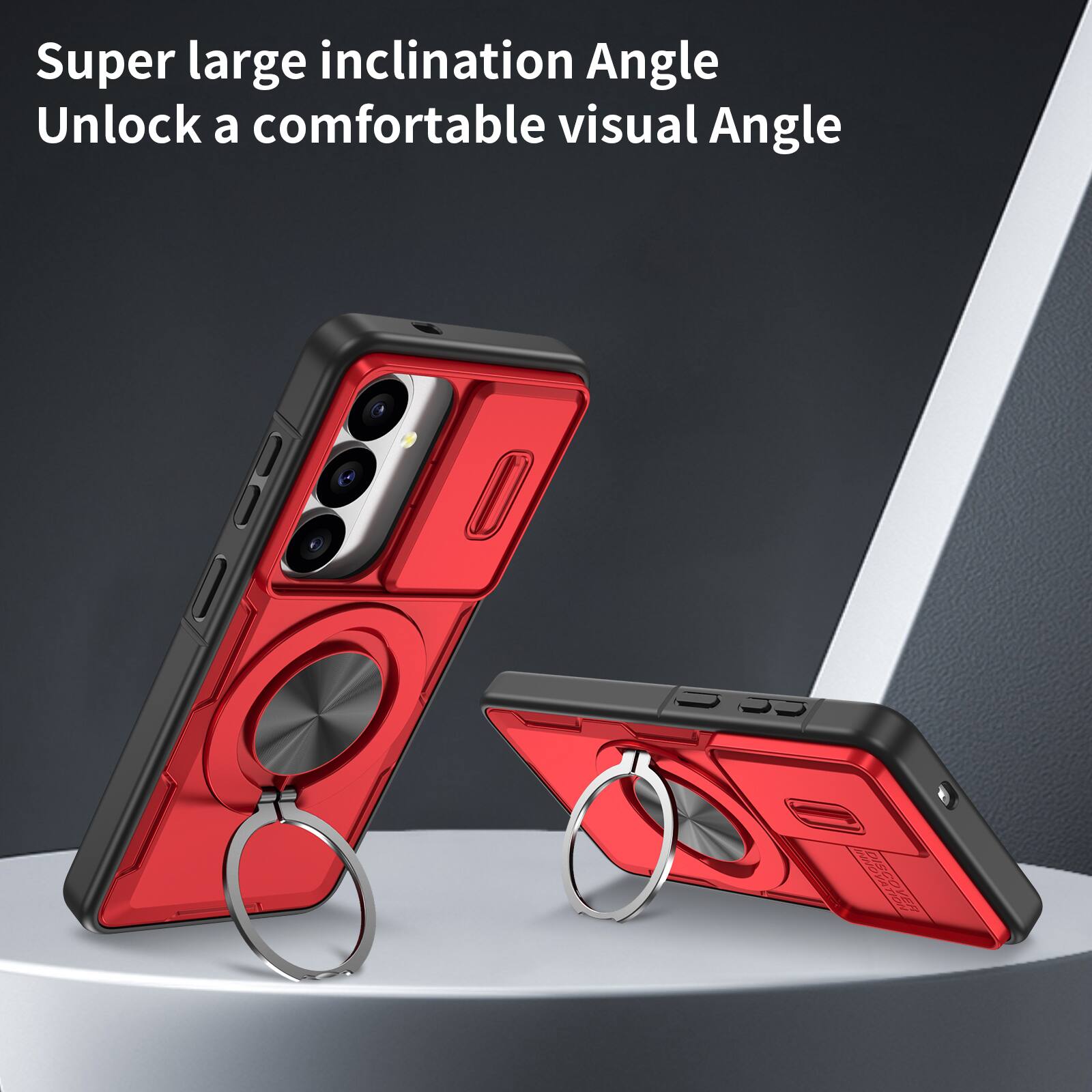 Super large inclination Angle  
Unlock a comfortable visual Angle
