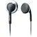 Front Standard. Philips - Stereo Earphone - Black, Silver.
