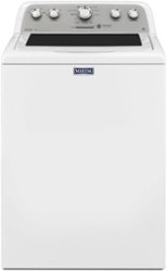 Maytag - 4.3 Cu. Ft. High Efficiency Top Load Washer with Optimal Dispensers - White - Front_Zoom