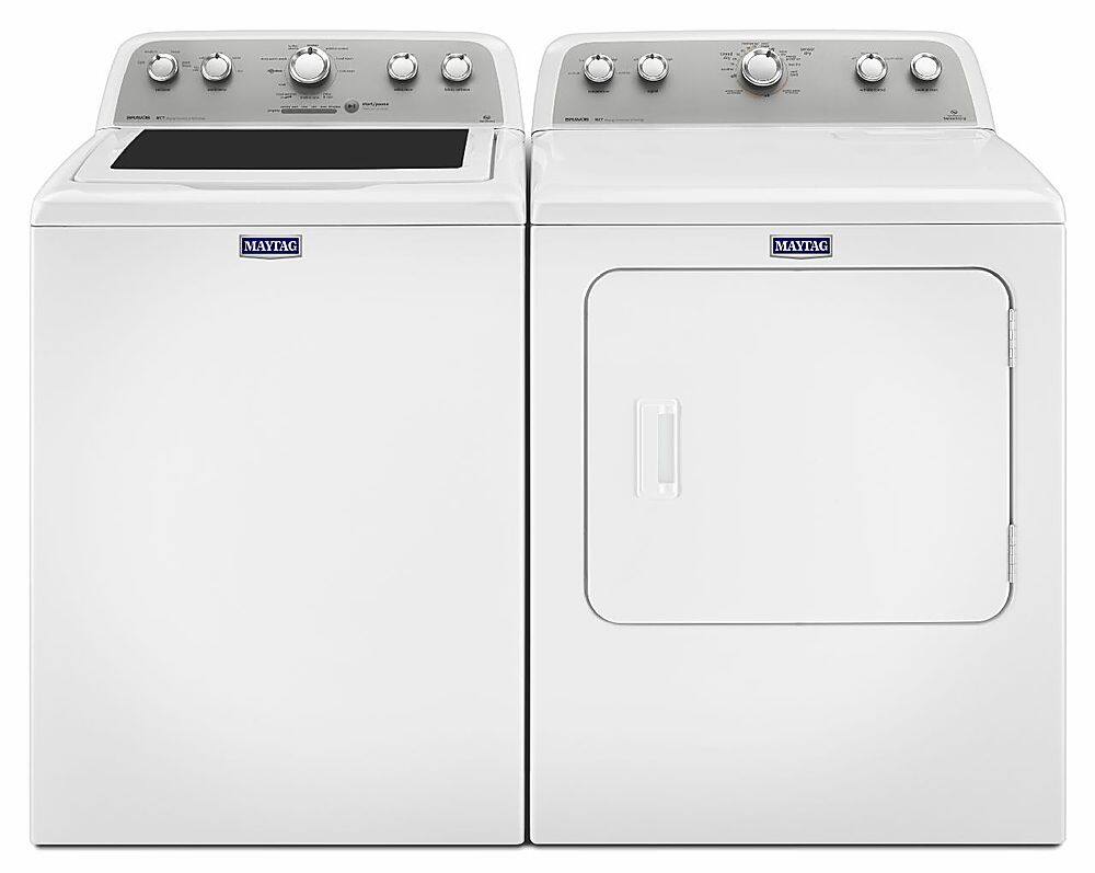 Alt View 11. Maytag - 4.3 Cu. Ft. High Efficiency Top Load Washer with Optimal Dispensers - White.