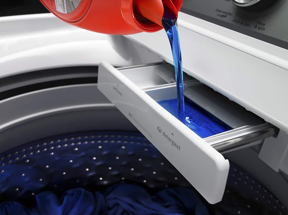 Alt View 13. Maytag - 4.3 Cu. Ft. High Efficiency Top Load Washer with Optimal Dispensers - White.