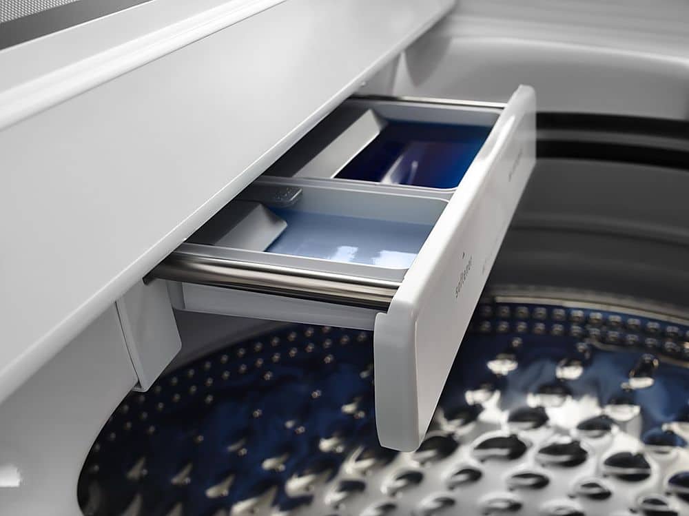 Alt View 16. Maytag - 4.3 Cu. Ft. High Efficiency Top Load Washer with Optimal Dispensers - White.