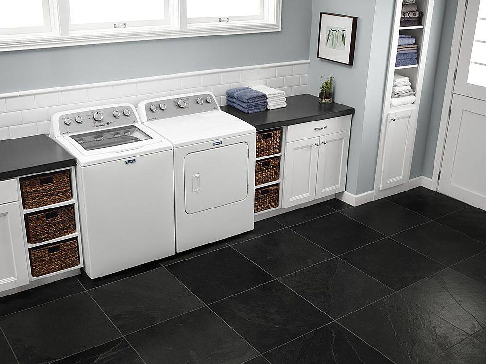 Alt View 17. Maytag - 4.3 Cu. Ft. High Efficiency Top Load Washer with Optimal Dispensers - White.