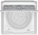 Alt View Zoom 2. Maytag - 4.3 Cu. Ft. High Efficiency Top Load Washer with Optimal Dispensers - White.