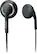 Front Standard. Philips - Stereo Earphone - Black, Silver.