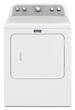 Maytag - 7.0 Cu. Ft. 11-Cycle Gas Dryer - White - Larger Front