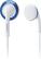 Front Standard. Philips - Stereo Earphone - Purple.