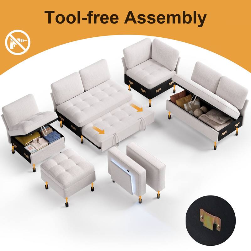 Tool-free Assembly