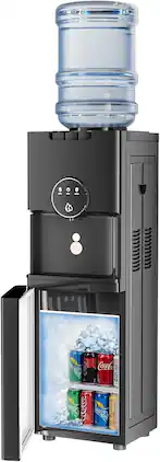 Circus Cirle - Top Loading Water Cooler with Beverage Coolerfor 20CAN - Black