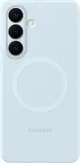 Front. Samsung - Galaxy S26+ Silicone Magnet Case - Light Blue.