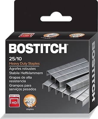 Bostitch - 3/8" Length High Capacity Staples, Full Strip, 3000/Box - Steel