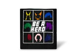 Just Funky - My Hero Academia Be A Hero 90x86 Inch Full/Queen Comforter - Black