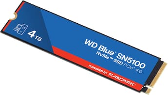 WD Blue SN5100 4TB Internal SSD PCIe Gen 4 x4 NVMe for laptops and WD Blue SN5100 4TB Internal SSD PCIe Gen 4 x4 NVMe for laptops and