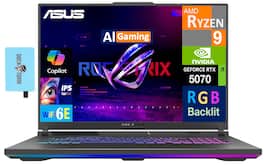 ASUS - ROG Strix G18 Laptop 18 WQXGA (AMD Ryzen 9 8940HX, 64GB DDR5, 2TB PCIe SSD, Win 11 Pro) w/USB Hub - Eclipse Gray