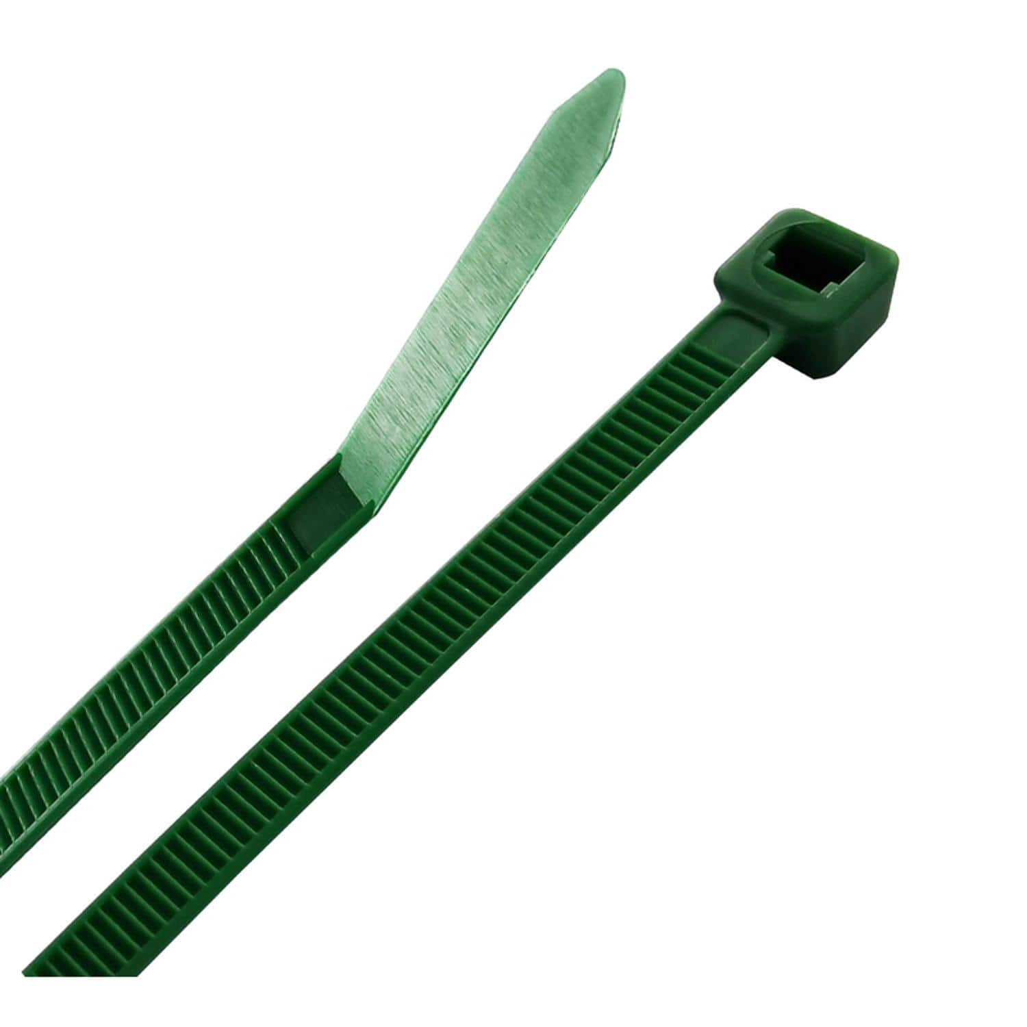 Steel Grip - 8 in. L Green Cable Tie 20 pk