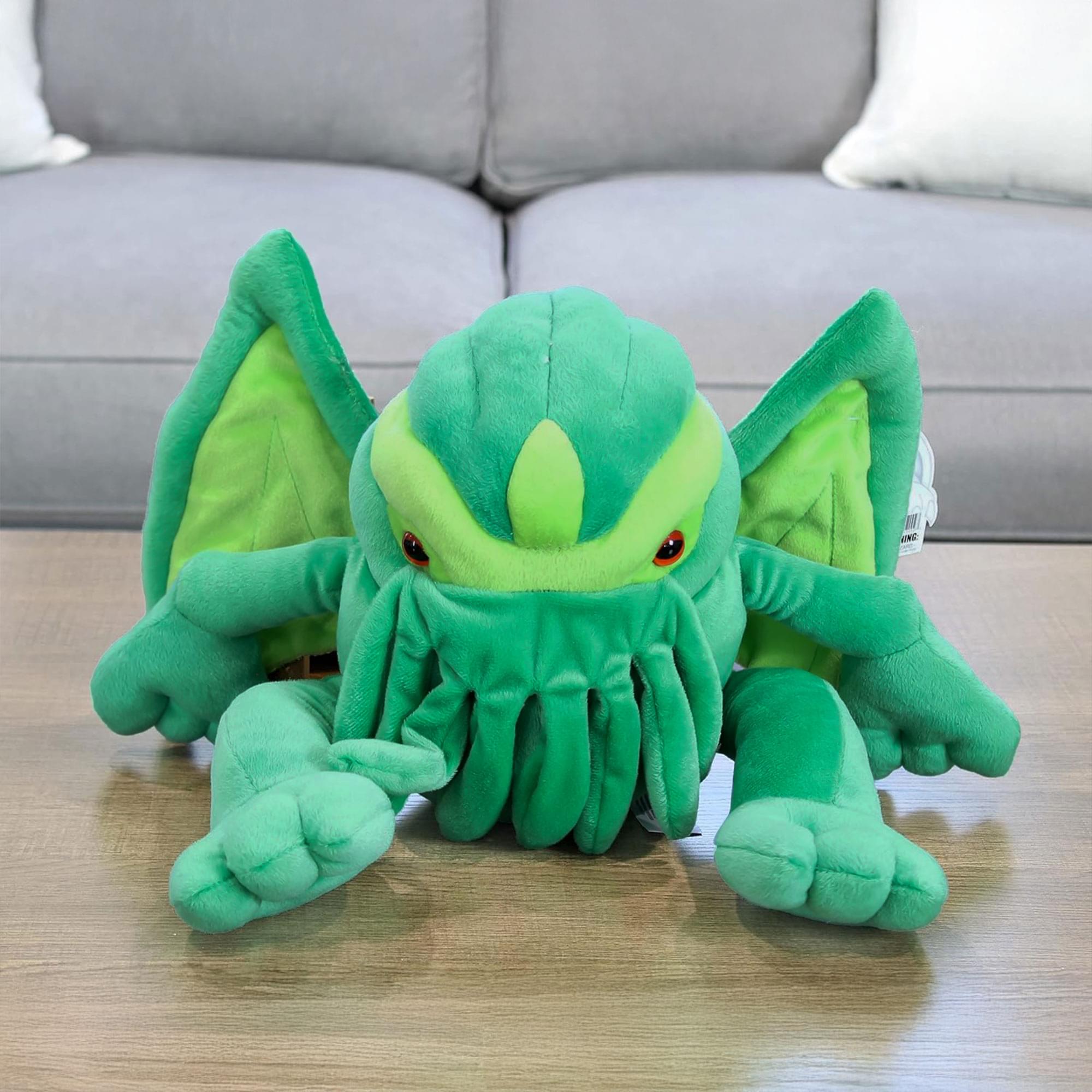 Alt View 2. Toy Vault - Cthulhu 16 Inch Large Character Plush - Green.