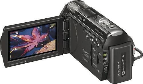 Best Buy: Sony HDR-CX560V 64GB HD Flash Memory Camcorder Purple