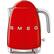 Front. SMEG - SMEG KLF03 7-cup Electric Kettle - Red.