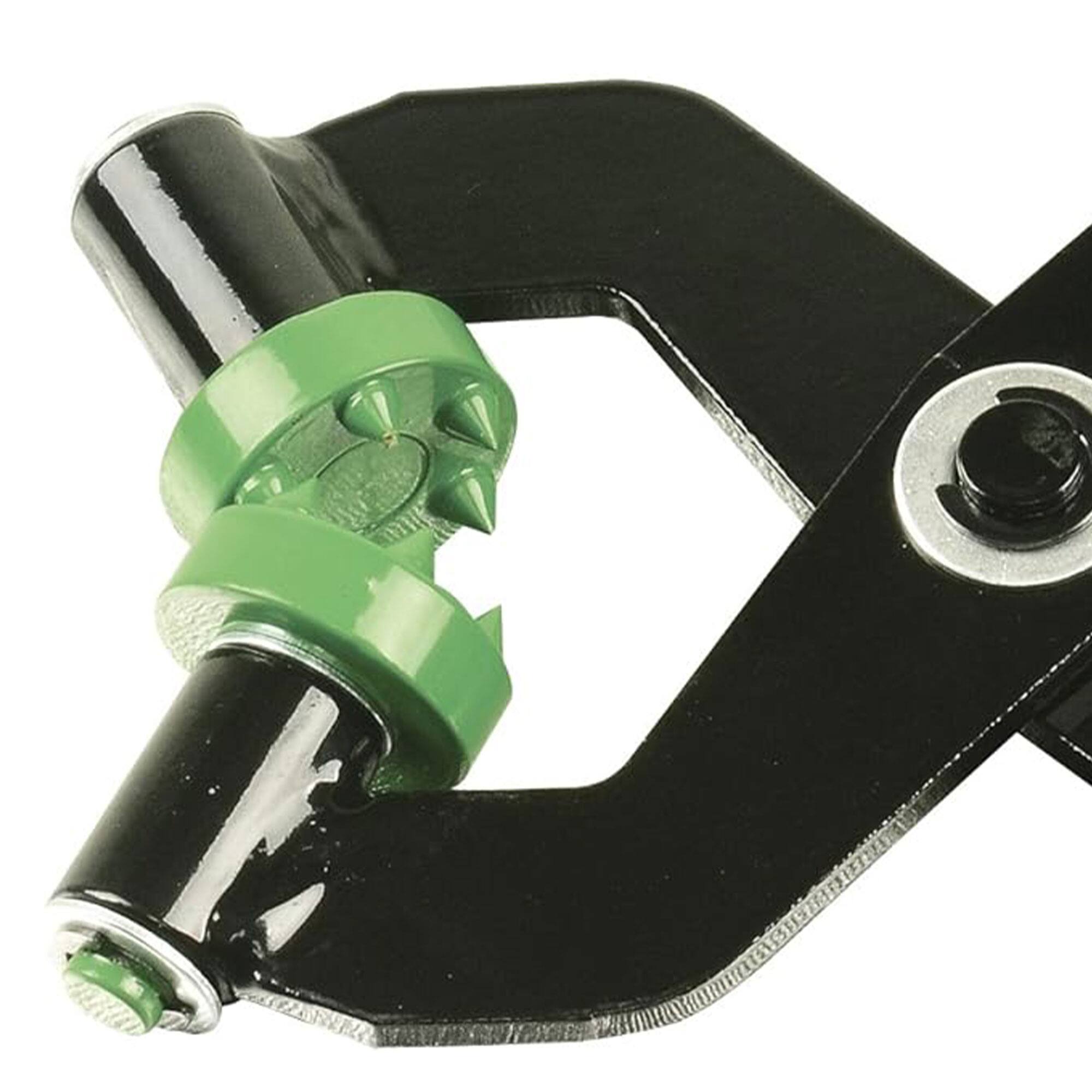 Alt View 5. Brush Grubber - Brush Grubber Single Person Steel Brush Grubber Mini Brush Up to 2 Inch Diameter - Green.